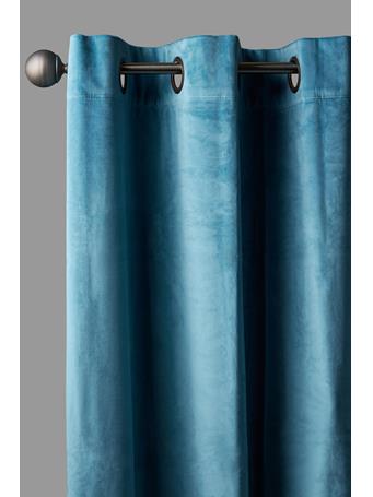 SIGNATURE DESIGN - Velvet Grommet Panel PAGODA BLUE