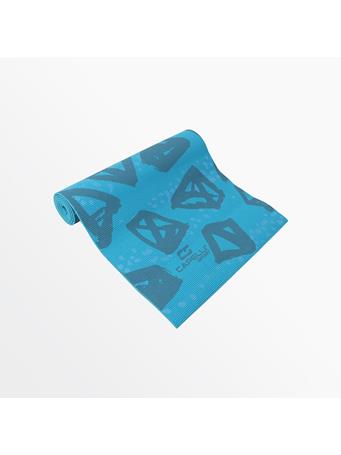 6MM YOGA MAT W/PTN TEAL