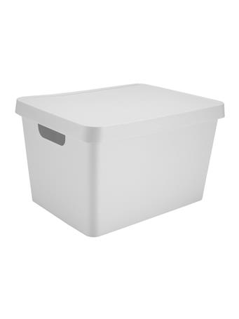 SIMPLIFY  - Vinto Large Storage Box with Lid WHITE