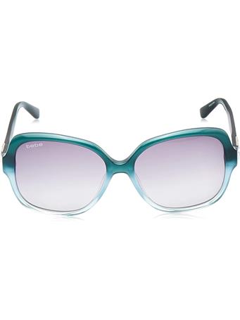 BEBE - Round Shape Color Block TEAL FADE