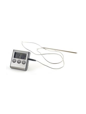 NORPRO - Digital Probe Thermometer / Timer STAINLESS STEEL
