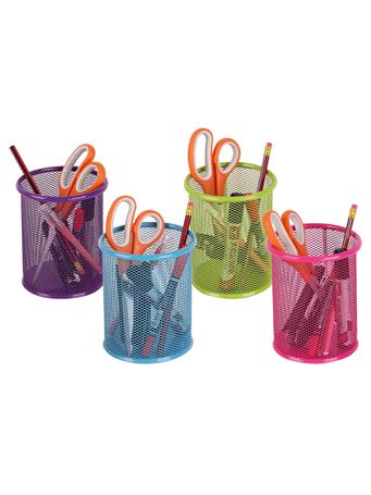   HOME BASICS -  Mesh Steel Cutlery Organizer NO COLOR