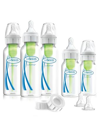 DR. BROWN'S - Natural Flow? Options+? Anti-colic Baby Bottles Newborn Feeding Set No Color