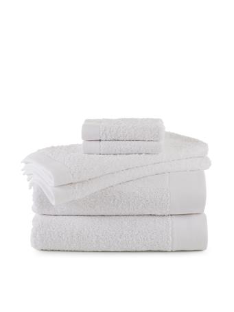 FLATIRON - Terry Flax 6 Piece Towel Set WHITE