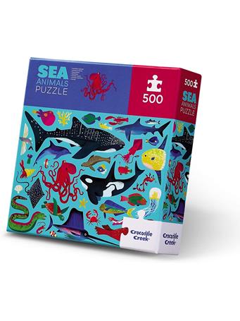 CROCODILE CREEK - Sea Animals 500 Piece Puzzle NO COLOR