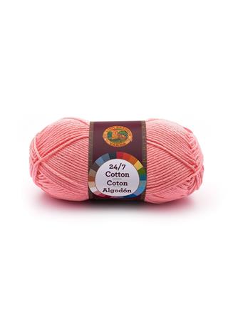 LION BRAND - 24/7 Cotton Yarn 101 PINK