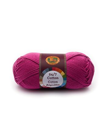 LION BRAND - 24/7 Cotton Yarn 142 ROSE
