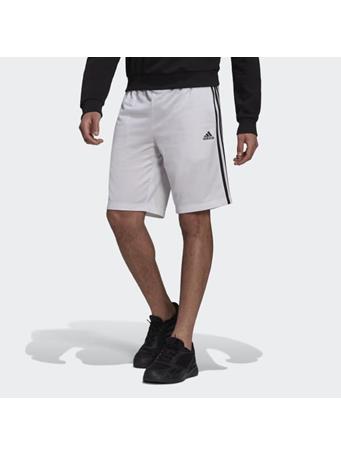 ADIDAS - Primegreen Essentials Warm-Up 3-Stripes Shorts WHITE