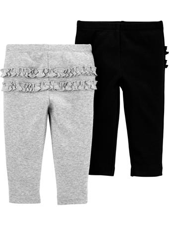 CARTERS - 2-Pack Cotton Pants BLACK GREY