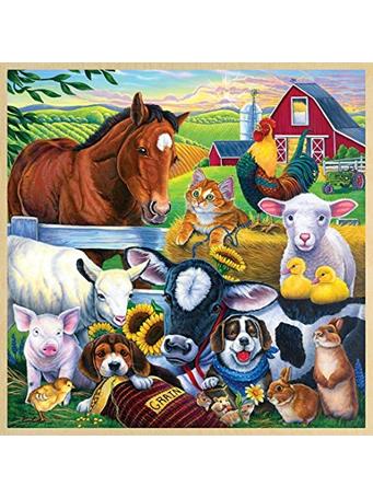 MASTER PIECES - Farm Friends 48Pc NO COLOR