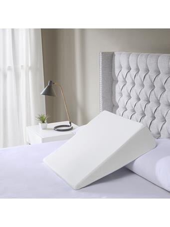 SLEEP PHILOSOPHY - Memory Foam Wedge Pillow WHITE