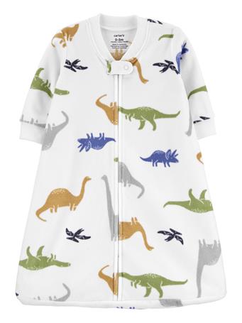 CARTERS - Dinosaur Fleece Sleep Bag IVORY