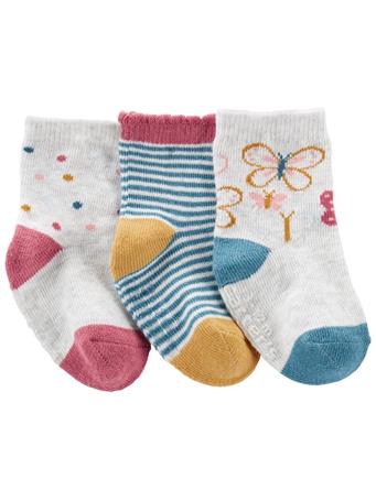 CARTERS - 3-Pack Butterfly Socks NO COLOR