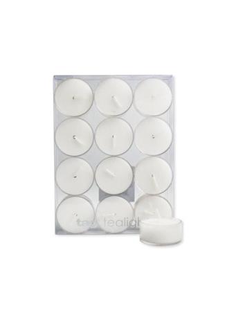 TAG Tealights - Set of 12 WHITE