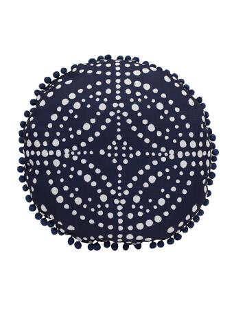 OUTDOOR - Urban Chic Round In/Out Decorative Pillow NAVY