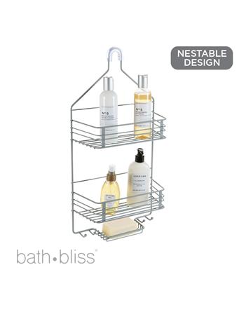 BATH BLISS - Linear 3-Tier Shower Caddy GREY