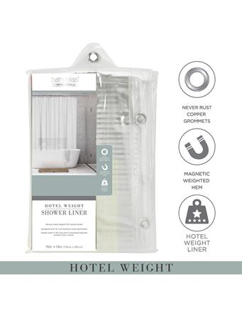 KENNEDY INTERNATIONAL - Hotel Weight Shower Liner CLEAR