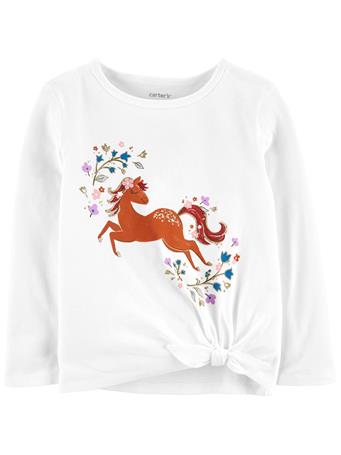 CARTERS - Unicorn Jersey Tee IVORY