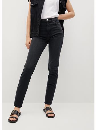 MANGO - Mom-fit Jeans BLACK