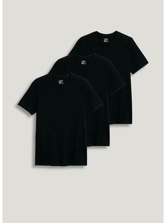 JOCKEY - 3 Pack Crew Neck T-Shirt BLACK
