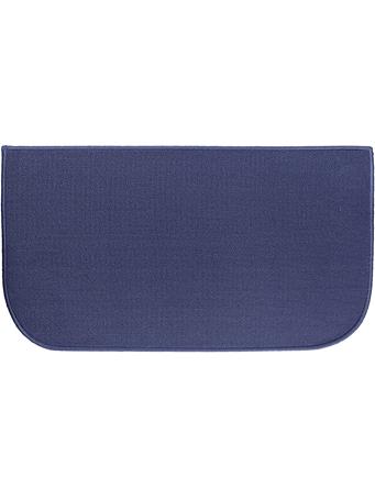 RITZ - 20" X 36" Accent Kitchen Rug with Latex Backing  BLUE