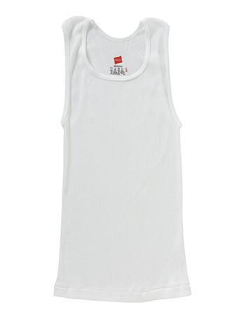 HANES -3 Pack Sleeveless Under vest WHITE