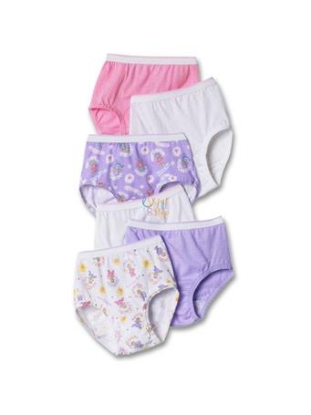HANES - Toddler Girl Briefs Assorted 6 Pack No Color