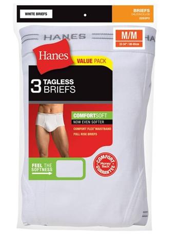 HANES - 3 Pack Brief WHITE