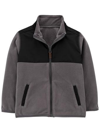 CARTER'S - Zip-Up Fleece Jacket GREY