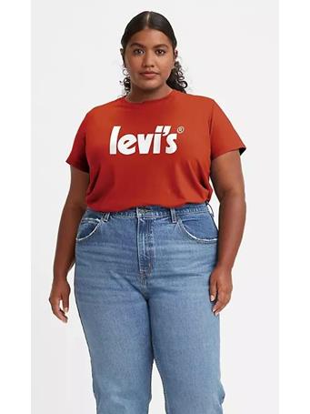 LEVI'S - Levi's Logo Perfect T-shirt (plus Size) ENAMEL ORANGE
