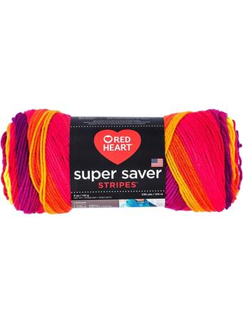 RED HEART - Super Saver Stripes Yarn  4962