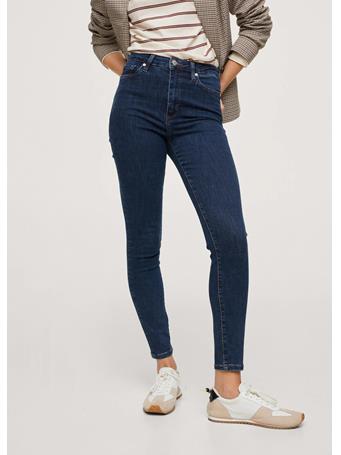 MANGO - High-rise Skinny Jeans NAVY