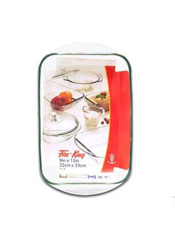 ANCHOR HOCKING  - Oblong Glass Baking Dish No Color