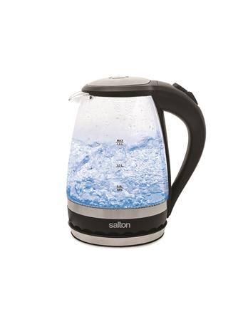 SALTON - Cordless Glass Kettle 1.5L CLEAR