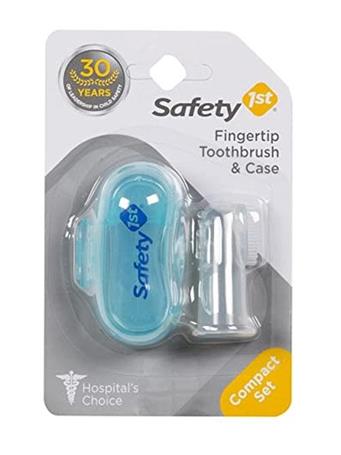 SAFETY 1ST - Fingertip Toothbrush and Case No Color