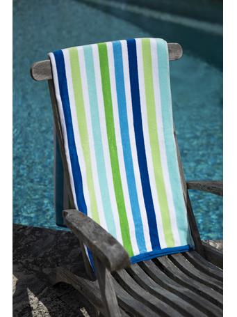 MARINER COTTON - Candy Stripe Blue Beach Towel BLUE
