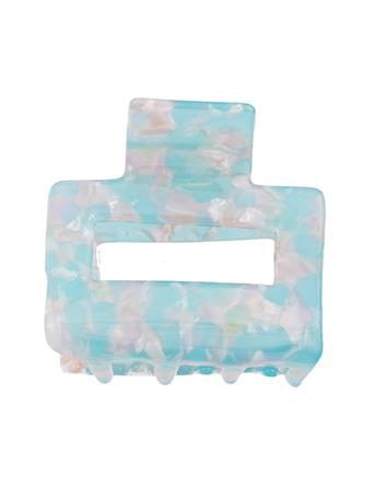 ANARCHY STREET - Square Cutout Resin Hair Claw BLUE