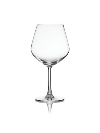 PURE & SIMPLE - Set of 4 Burgundy Glasses No Color