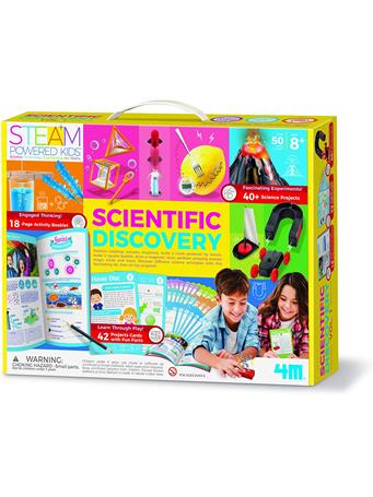 TOYSMITH - 4M Scientific Discovery DIY STEM Educational Lab Experiments NO COLOR