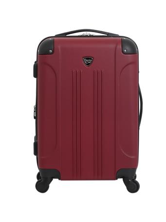 TRAVELERS CLUB - 20 In Chicago Carry On Hard Side RED
