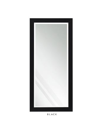 STYLECRAFT - Etched Rectangle Mirror  BLACK