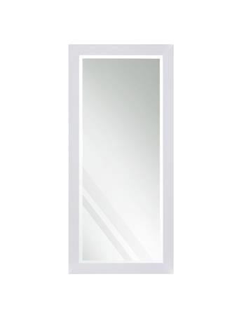 STYLECRAFT - Etched Rectangle Mirror  WHITE