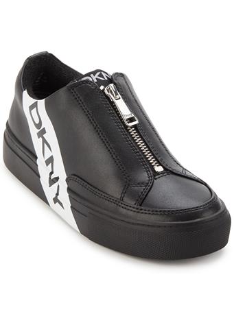 DKNY - Caleb Low Ankle Sneaker Logo BLACK/WHITE