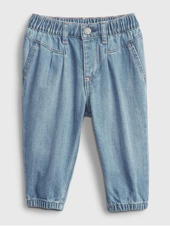 GAP - Baby 100% Organic Cotton Bubble Jeans with Washwell MEDIUM WASH