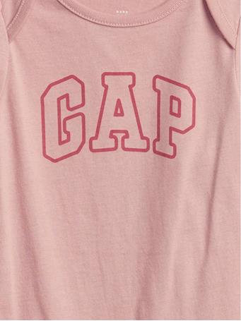 GAP - Baby Gap Logo Bodysuit ANTIQUE PINK