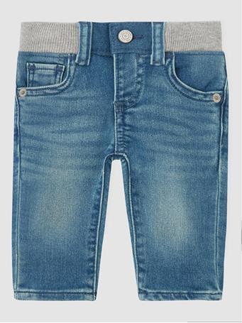 GAP - Baby 100% Organic Cotton Pull-On Slim Jeans LIGHT WASH