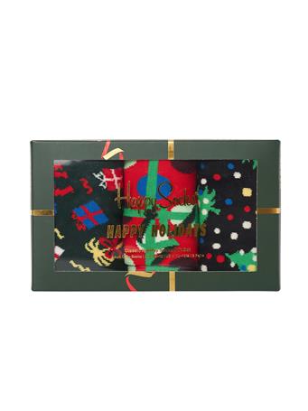 HAPPY SOCKS - Holiday Gift Set 3 Pack MULTI