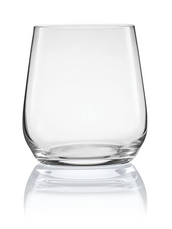 PURE & SIMPLE - Set of 4 Crystal Stemless Cabernet Glasses No Color