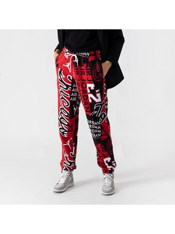 NIKE - Jordan Fleece Print Pant RED