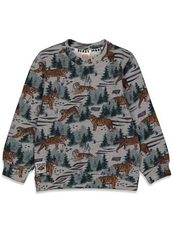 STURDY - Wild Sweatshirt Print GREY